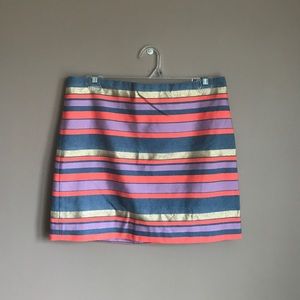 J Crew striped skirt - size 4